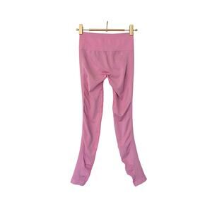 Mid-Rise Compression Leggings - Pink - S